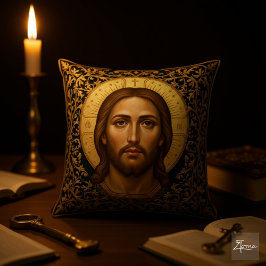 Byzantine Christ Icon - Jesus Kudde