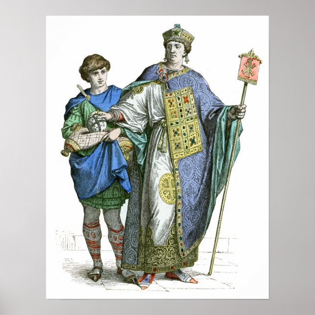 Byzantine Emperor Poster (Framsidan)