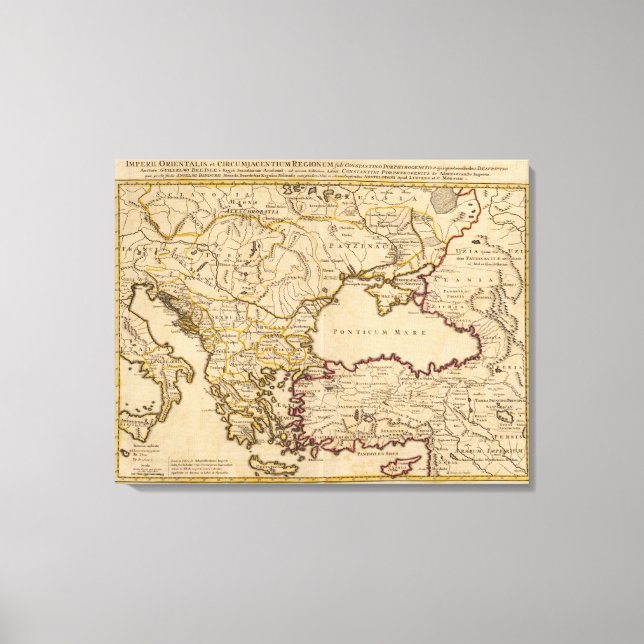 Byzantine Empire Canvastryck (Framsida)