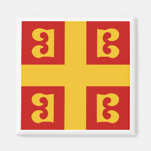 Byzantine Imperial Flagga, 14:e århundradet Magnet