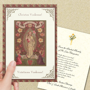 Byzantine Påsk Pascha Resurrection Jesus