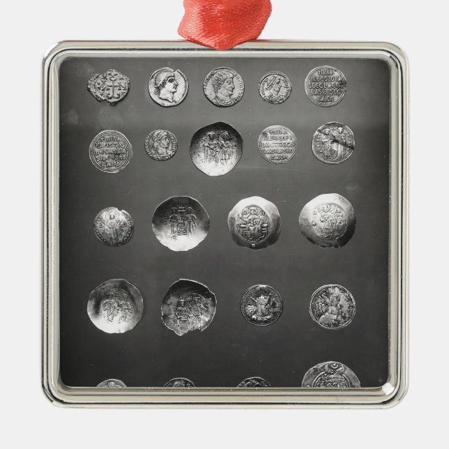 Byzantine-, romare- och Sassanian mynt Julgransprydnad Metall (Framsidan)