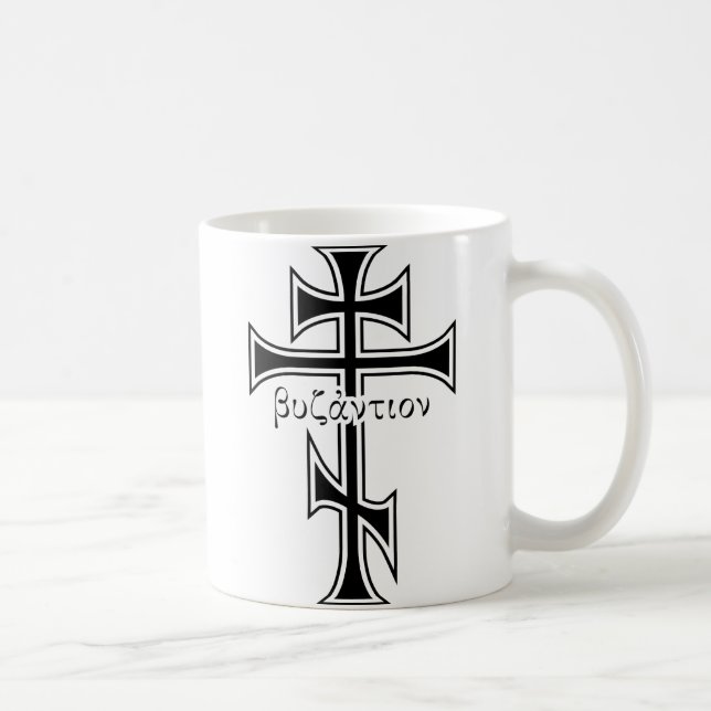 Byzantinekor & örn kaffemugg (Höger)