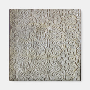 Byzantineslab med cruciform dekoration, 12th-14t magnet