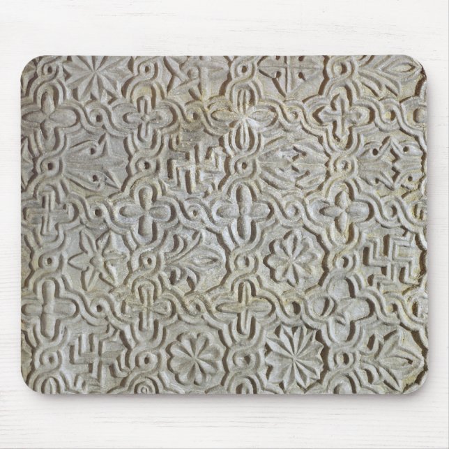Byzantineslab med cruciform dekoration, 12th-14t musmatta (Framsidan)