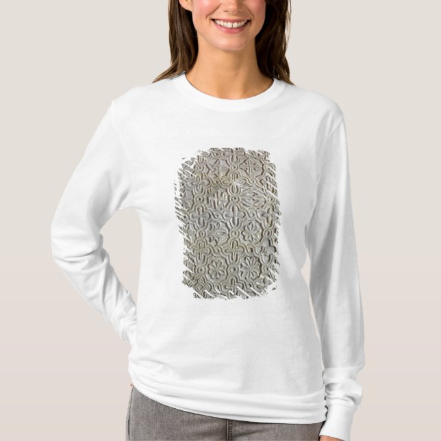 Byzantineslab med cruciform dekoration, 12th-14t tee (Framsida)