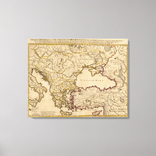 Byzantinevälde Canvastryck
