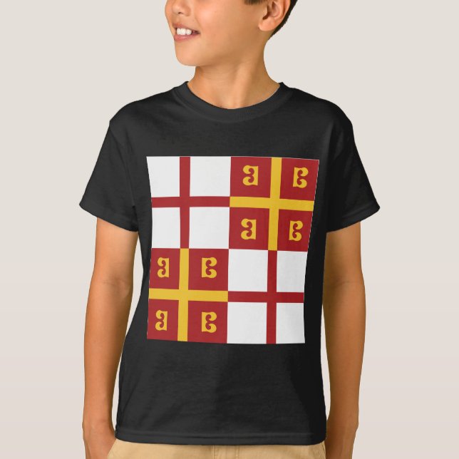Byzantineväldeflagga T-shirt (Framsida)