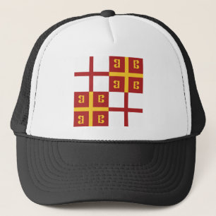 Byzantineväldeflagga Truckerkeps