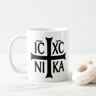 Byzantinsk ICXC NIKA Kristus presentmugg Kaffemugg