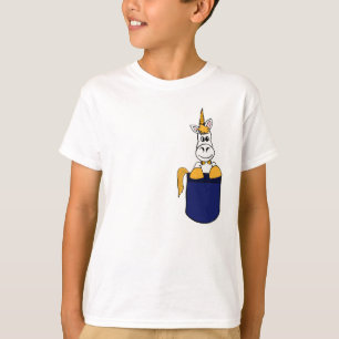 BZ- Unicorn i en Pocket Shirt Tröja