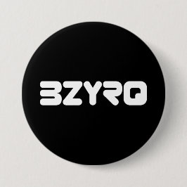 BZYRQ-Logotyp (vit på svart) Knapp