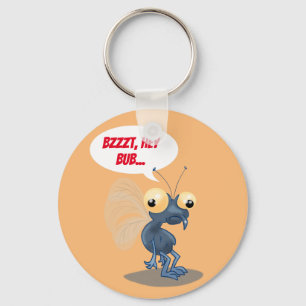 Bzzt, Bub! Tecknad Fly Nyckelring
