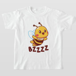 BZZZ Cute Childrens Bees för barn - Tecknad Bee T Shirt