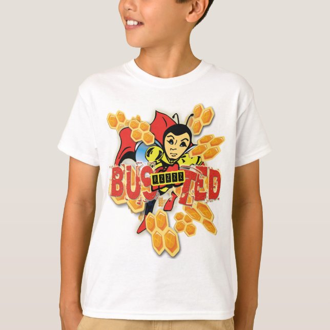 Bzzzz slog sönder den skyddade ungeutslagsplatsen tee shirt (Framsida)