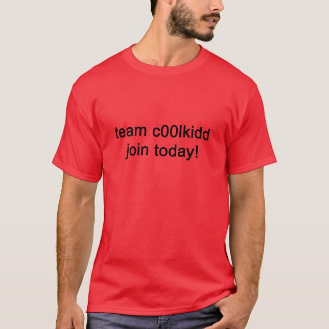C00lkidd Team Gå med nu CoolKidd C00lkid CoolKid T Shirt (Framsida)