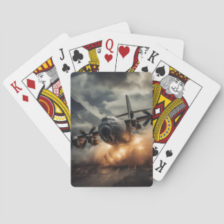 C130 Militärkort för Luft-stridskraften Casinokort