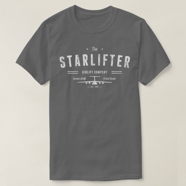 C141 Starlifter Airlift Company T Shirt (Design framsida)