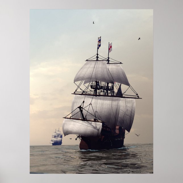 C16th Frigates Poster (Framsidan)