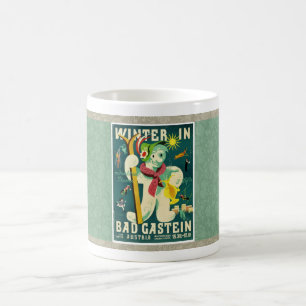 c1950 ÖSTERRIKE / BAD GASTEIN RESEREKLAM MCM Kaffemugg