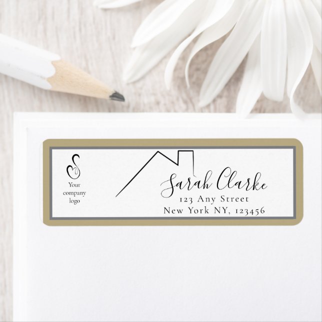 C21 Black Rooftop Returadress Etikett (Insitu)