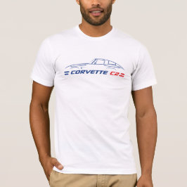 C2 Corvette - 2-sidig Manar mot T-Shirt