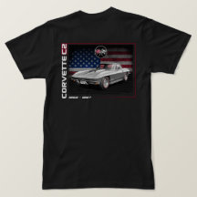 C2 Corvette - 2-sidig Manar mot T-Shirt