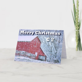 C2-julkort Helgkort