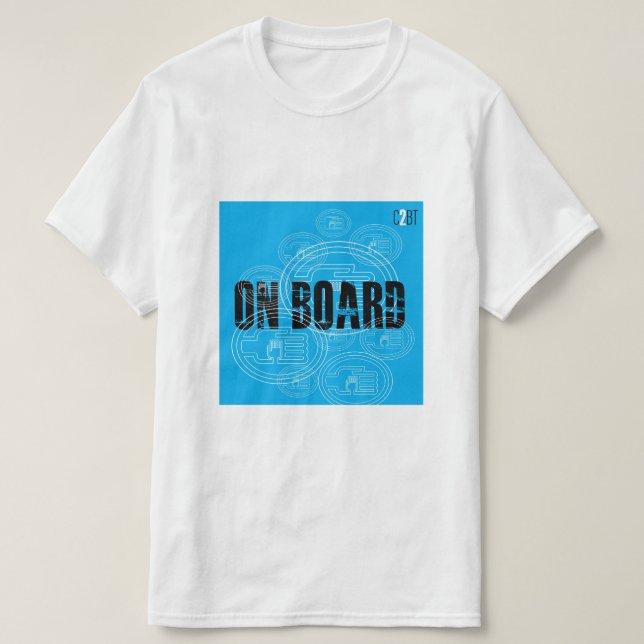 C2B: OMBORD BLU1 Basic T-Shirt (Design framsida)