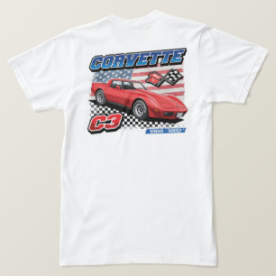 C3 Corvette - 2-sidig Manar-Shirt T Shirt