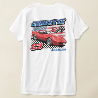 C3 Korvett - 2-sidig kvinnotransport T Shirt