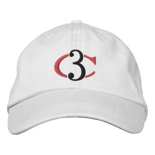 C3 Logotyp justerbar höjd Broderad Keps