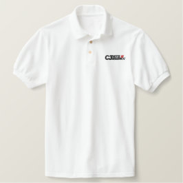C3VR-Logotyp med broderad ljuspolo-skirt