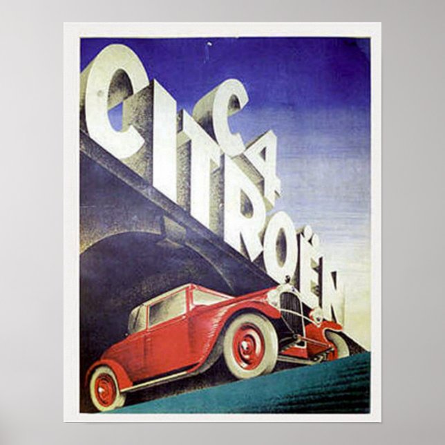 C4 Citroen Poster (Framsidan)