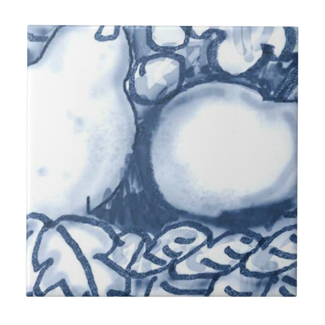 C4 - Den Delft basketväggmålningen belägger med Kakelplatta (Framsidan)