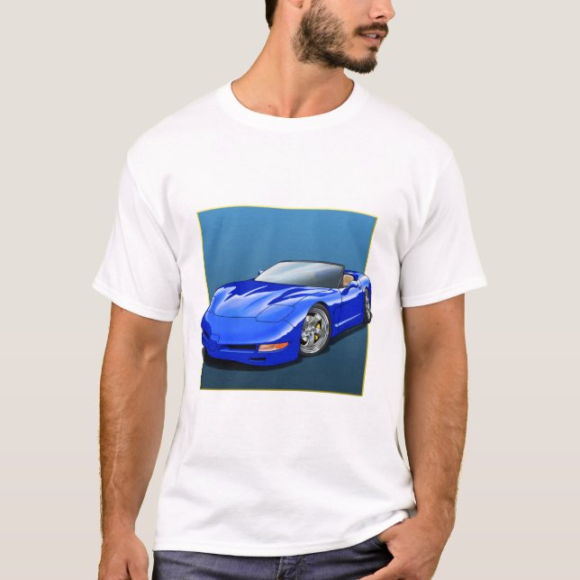 C5_Blue_conv_Vette.tif T Shirt (Framsida)