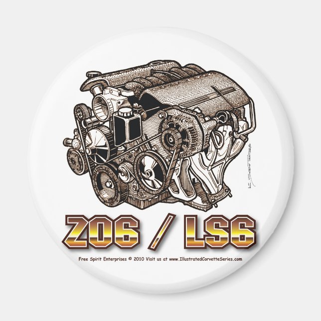 C5 Z06 LS6 MAGNET (Framsidan)