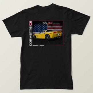C6 Corvette - 2-sidig Manar-Shirt T Shirt
