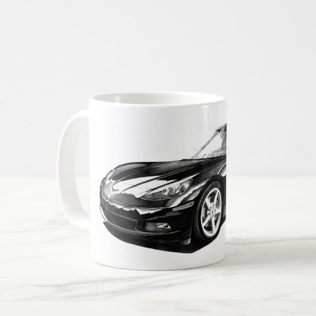 C6 Korvett Kaffemugg (Framsida vänster)