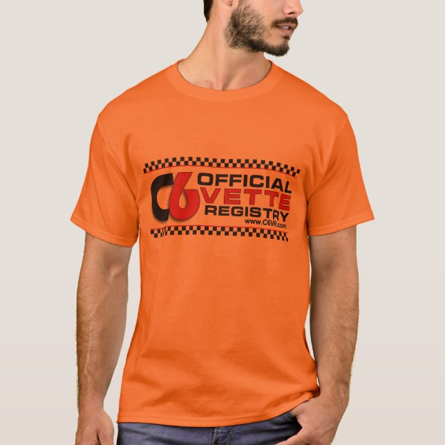 C6VR-logotypT-tröja Tee Shirt (Framsida)