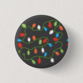 C7 Christmas Lights Button (Multi & Gray) Knapp
