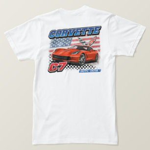 C7 Corvette - 2-sidig Manar-Shirt T Shirt