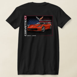 C7 Korvett - 2-sidig kvinnotransport T Shirt
