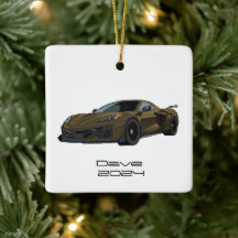 C8 Corvette Sports Car Bronze Brown Hand plockade