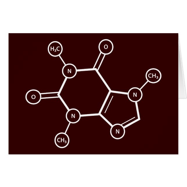 C8H10N4O2 molekylstruktur OBS Kort (Framsidan Horizontal)