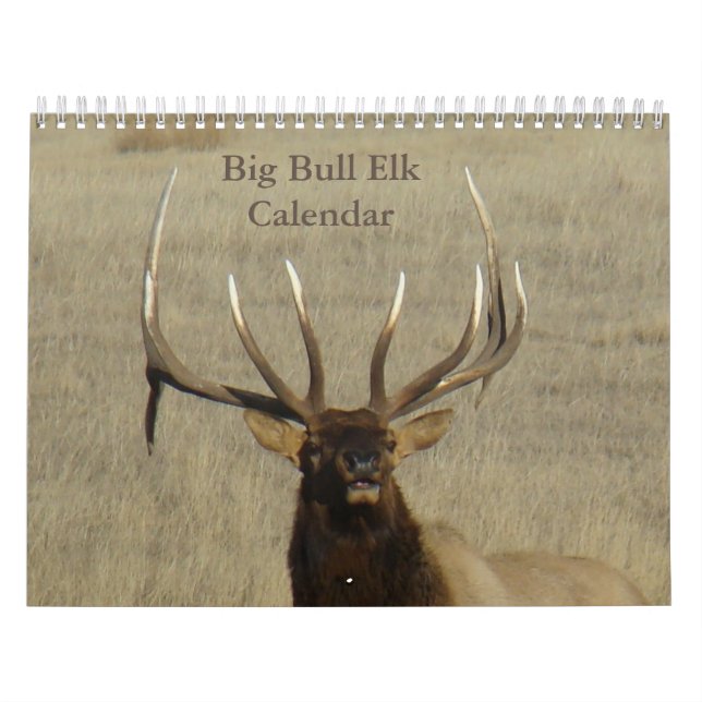 C9 Big Bull Elk Kalender (Omslag)