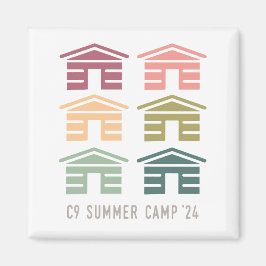 C9 Sommarläger 2024 Cabin Magnet