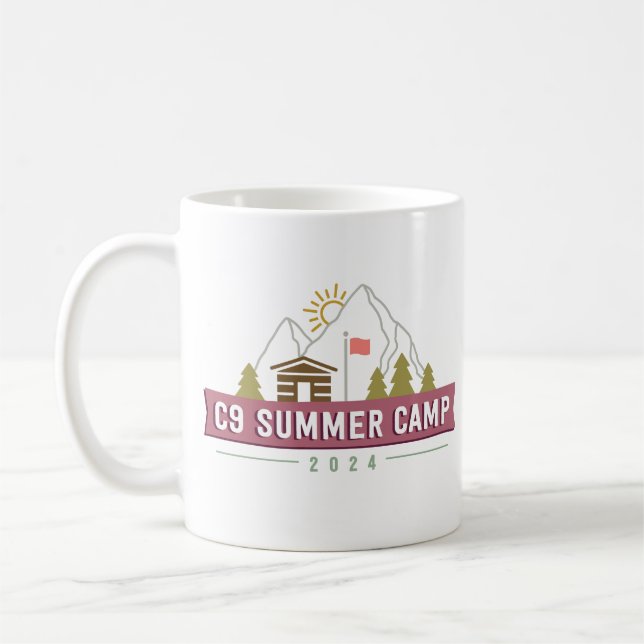 C9 Sommarläger 2024 Logotyp Mugg (Vänster)