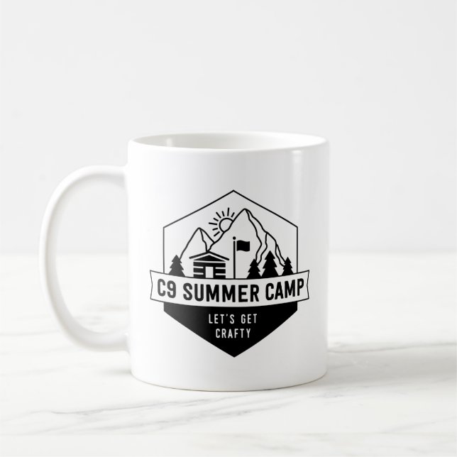 C9 Sommarvideokamerans Logotyp Kaffemugg (Vänster)
