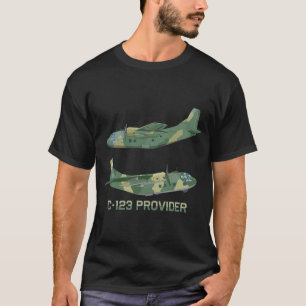 C-123 Provider American Military Transport Aircraf T Shirt